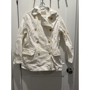 Everlane Women’s The Organic Cotton Herringbone Jacket Bone Size S Small Relaxed